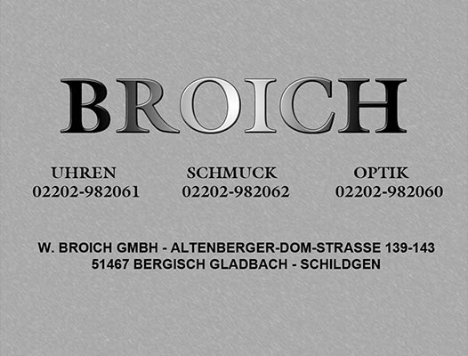 Uhren - Schmuck - Optik BROICH