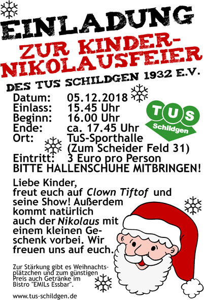 Nikolausfeier des TuS Schildgen