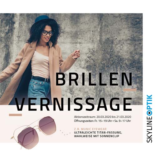 Brillen-Vernissage bei Skyline Optik