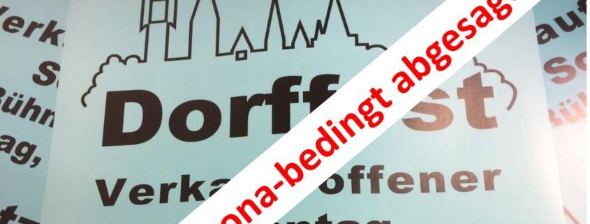 Dorffest in Schildgen - Corona-bedingt abgesagt