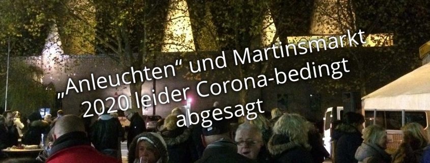 Anleuchten & Martinsmarkt 2020 in Schildgen leider abgesagt